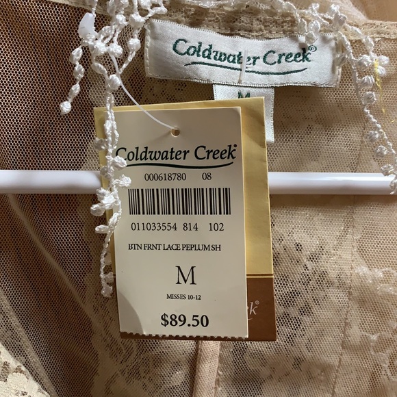 Coldwater Creek. Black See Through Lace. Size PMed - Picture 11 of 15